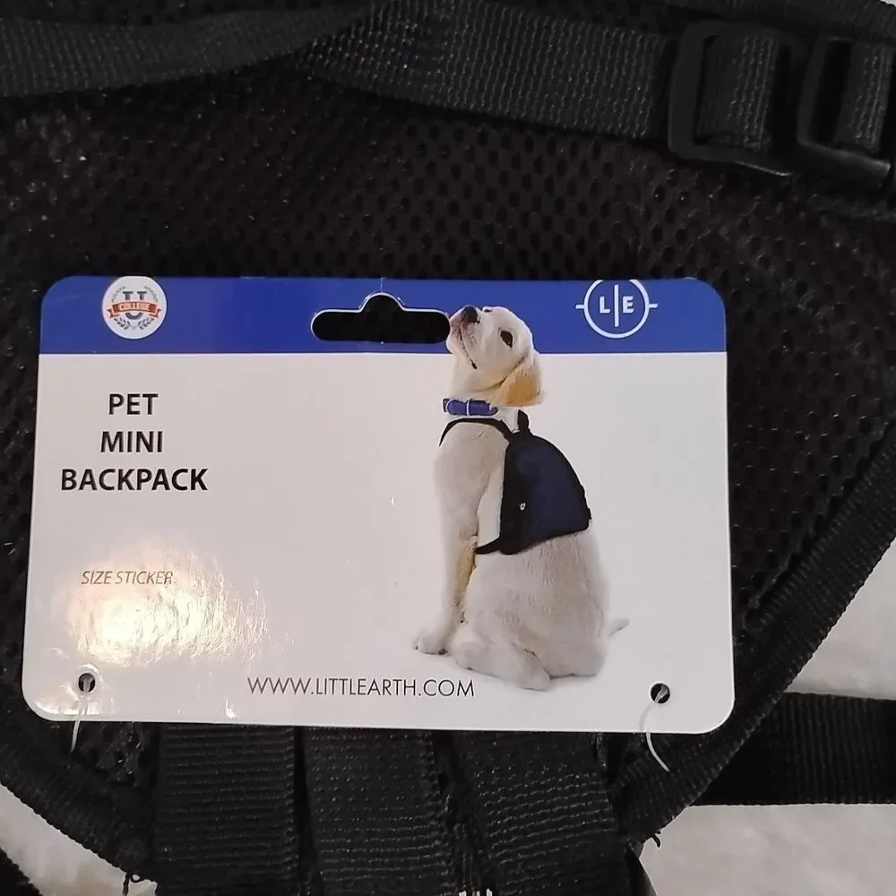 Pet Mini Backpack USC Carolina Gamecocks with Zip Pocket Adjustable Straps Dog